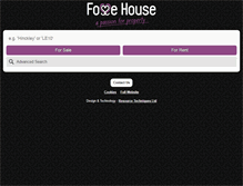 Tablet Screenshot of fossehouse.com